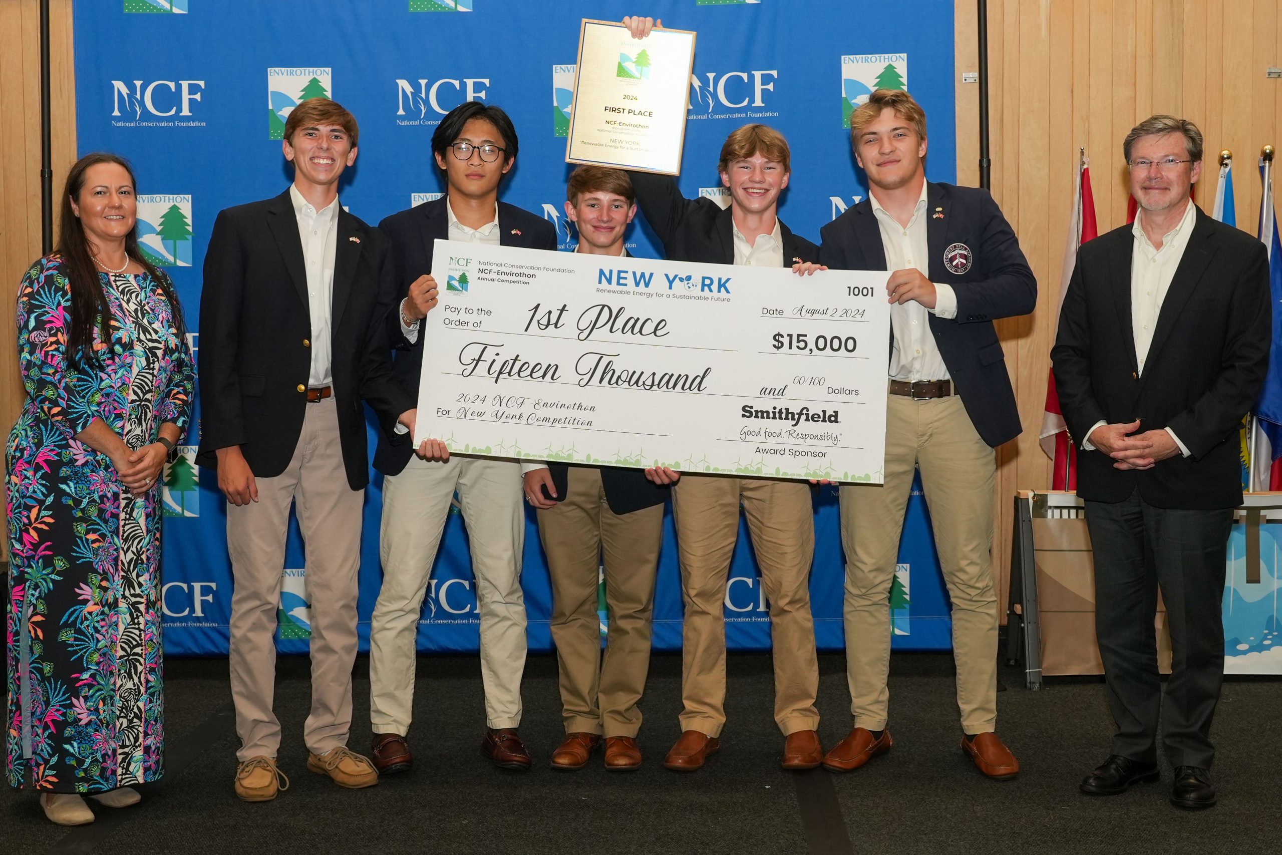 Tennessee Team Named 2024 NCF-Envirothon Competition Champions