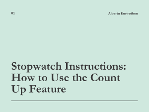 Stopwatch Coverpage